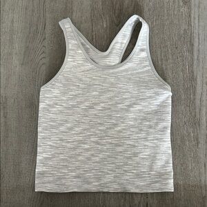 DSG Light Gray Ribbed Tank Top